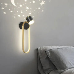 Single Arm Wall Light For Bedroom Modern Simplicity Metal Led