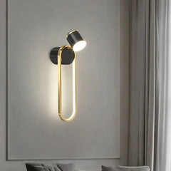 Single Arm Wall Light For Bedroom Modern Simplicity Metal Led