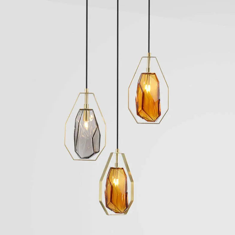 Light Single Pendant Glass Warm White