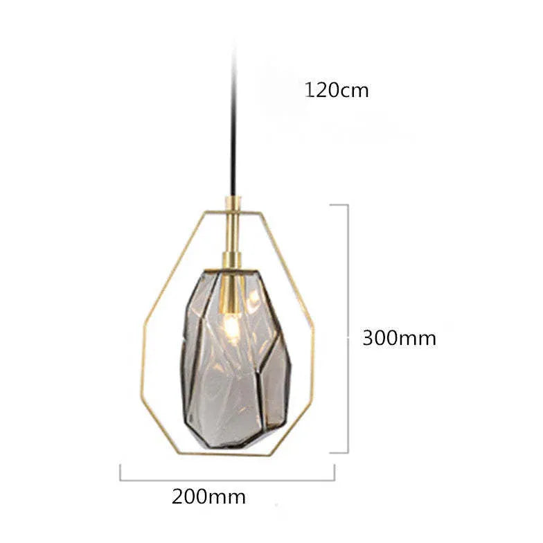 Light Single Pendant Glass Warm White