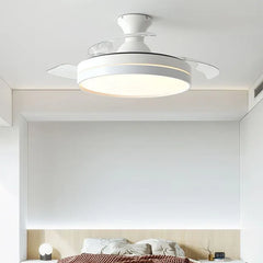 Ceiling Fan With Light For Bedroom Morandi Metal Dimmable Ip20