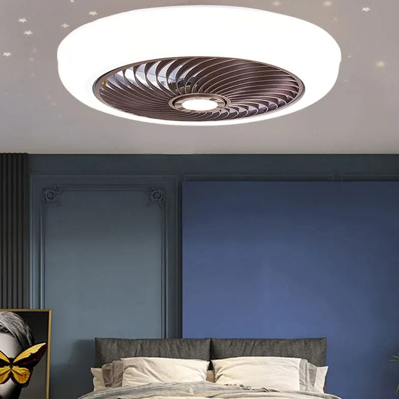 Ceiling Fan With Light For Bedroom Morandi Acrylic Dimmable Ip20