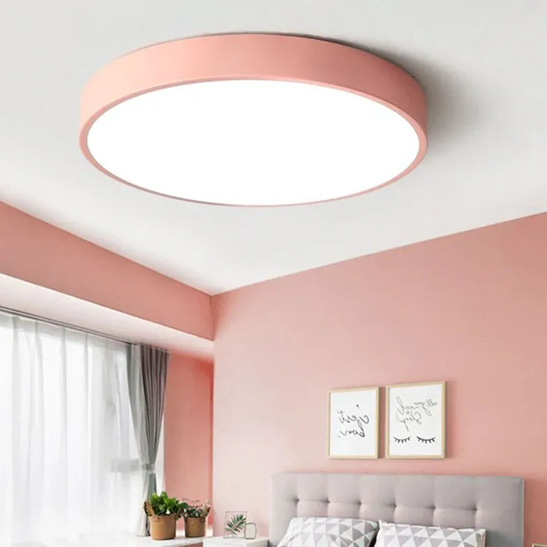 Low Ceiling Light For Children's Room Morandi Metal Led