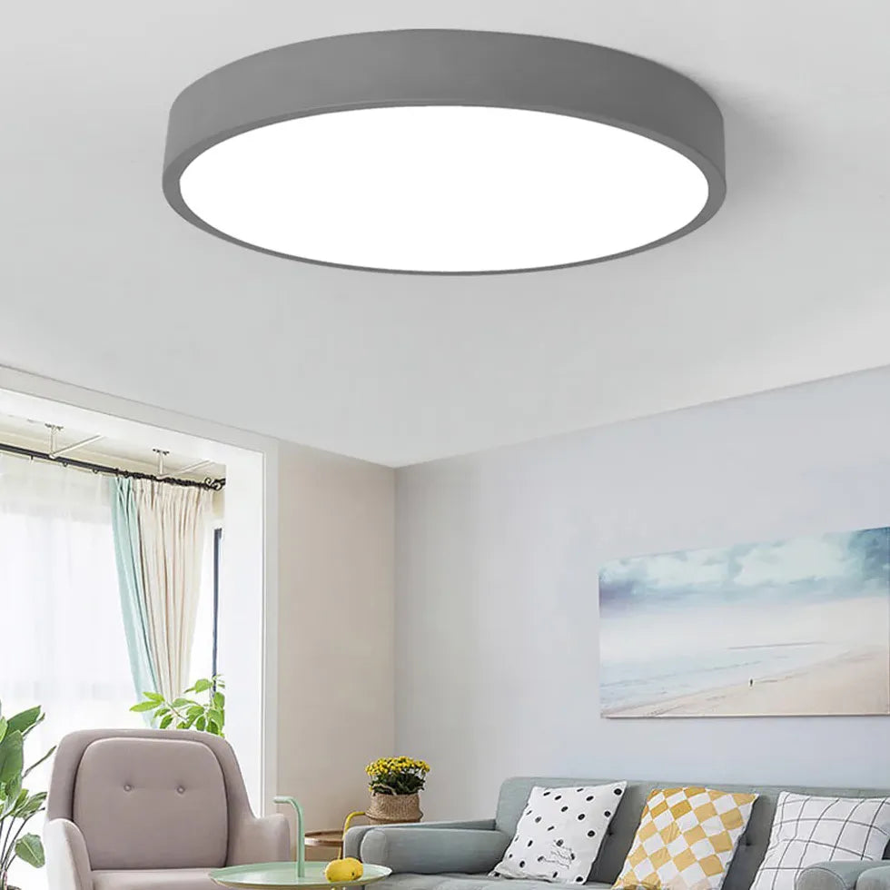 Low Ceiling Light For Children's Room Morandi Metal Led