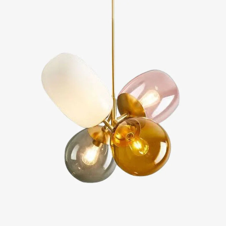 Morandi Colorful Balloon Glass Creative Chandelier