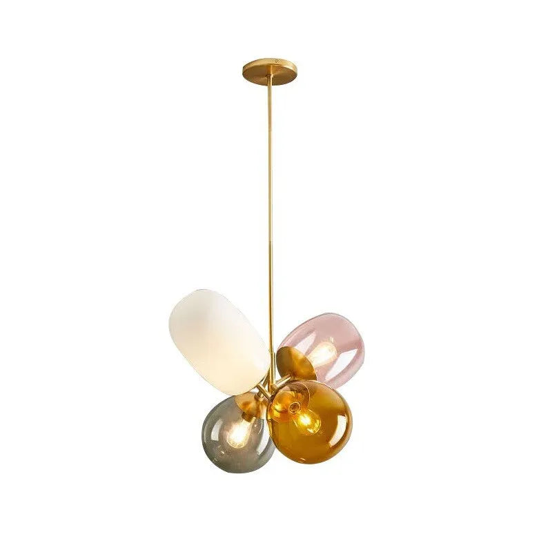 Morandi Colorful Balloon Glass Creative Chandelier