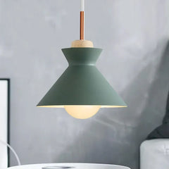 Light Single Pendant For Kitchen Morandi Metal Warm White