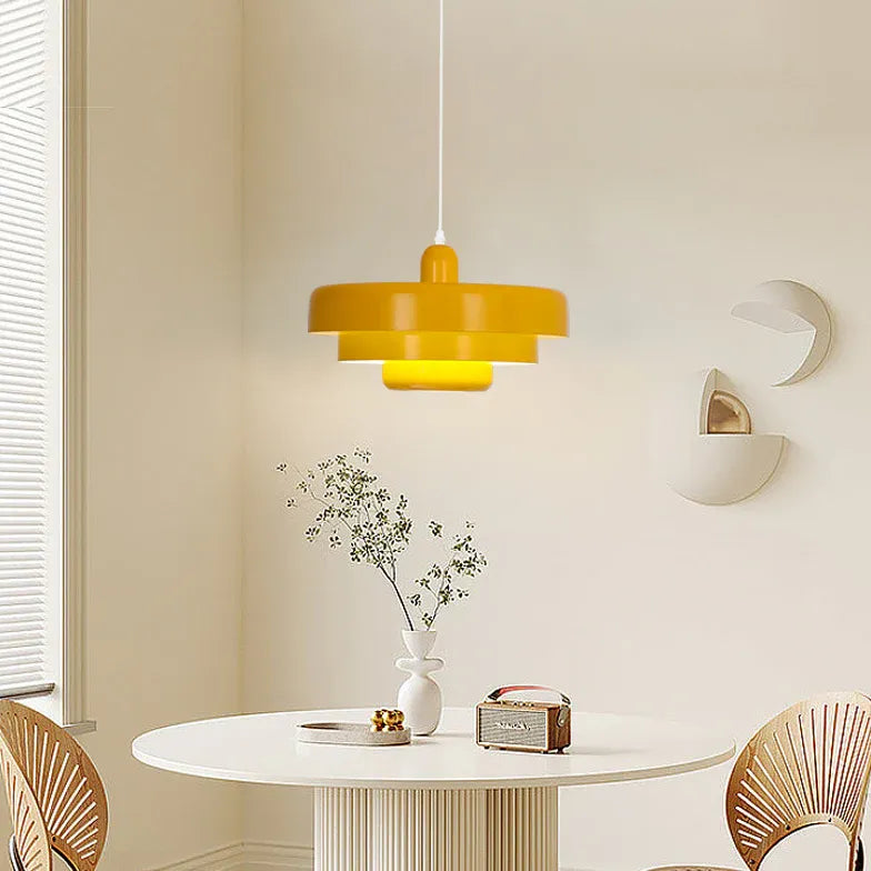 Light Single Pendant For Living Room Morandi Metal Led