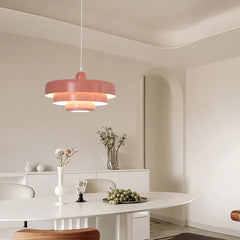 Light Single Pendant For Living Room Morandi Metal Led