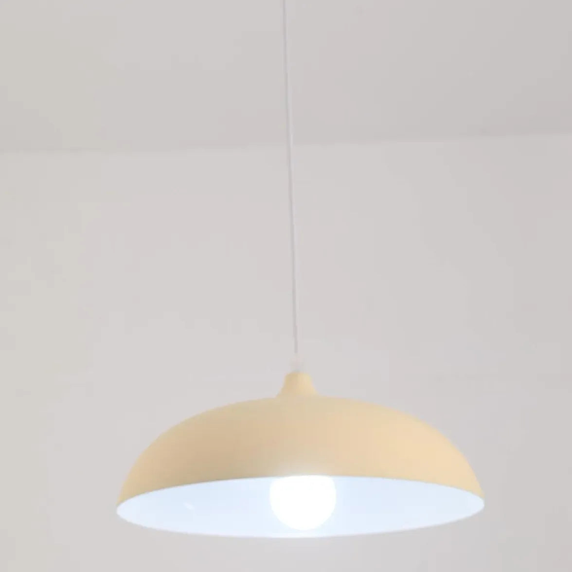 Light Single Pendant For Dining Room Morandi Metal