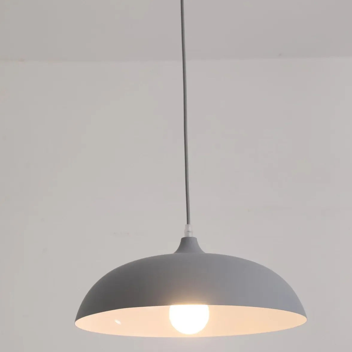 Light Single Pendant For Dining Room Morandi Metal