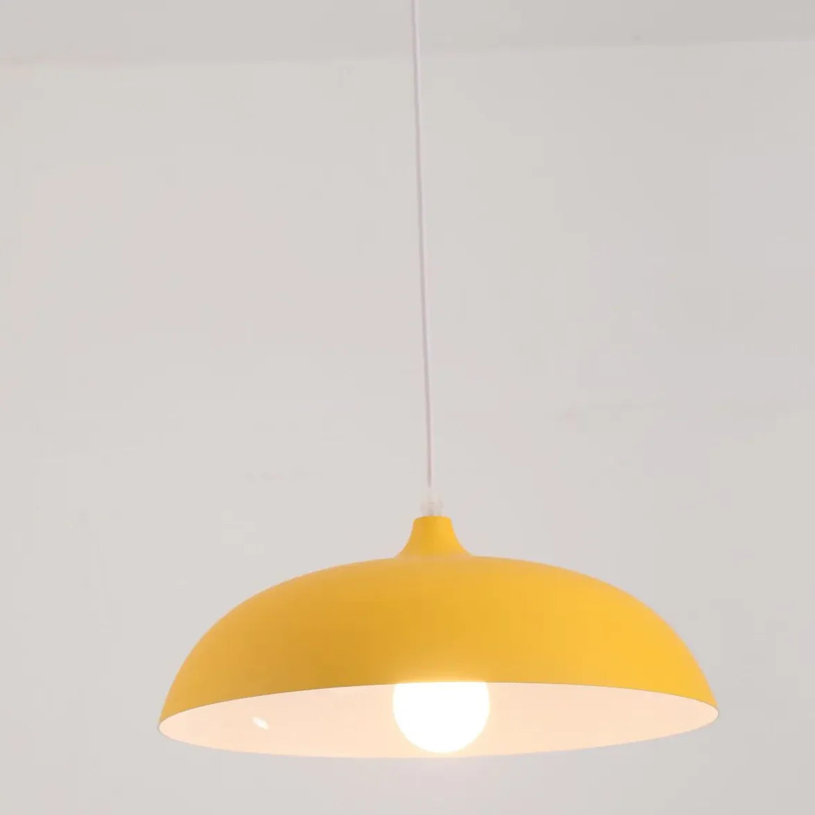 Light Single Pendant For Dining Room Morandi Metal