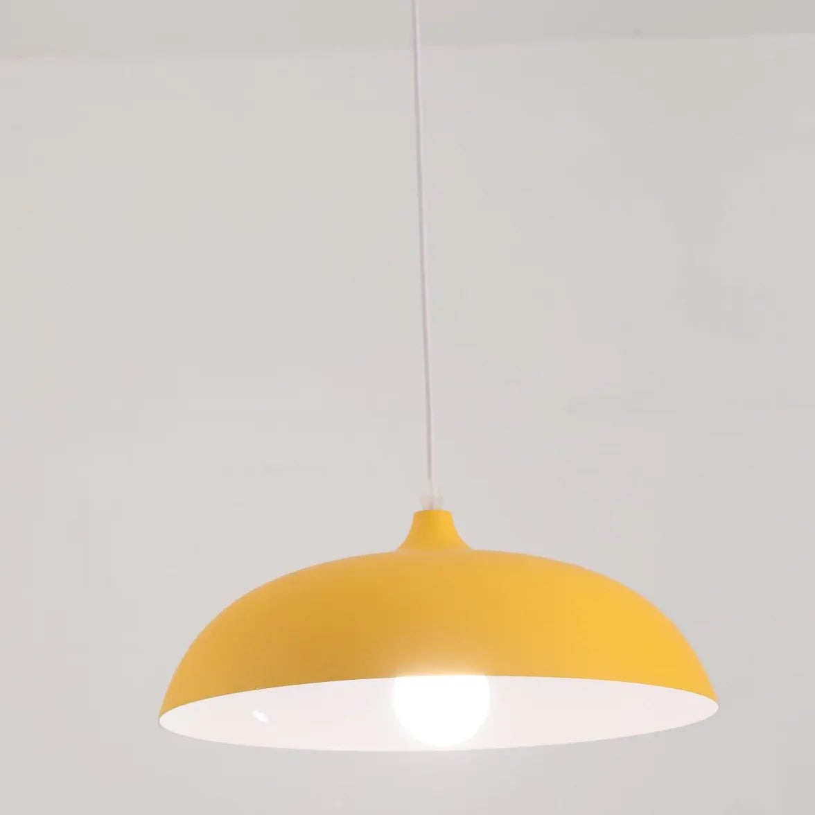 Light Single Pendant For Dining Room Morandi Metal