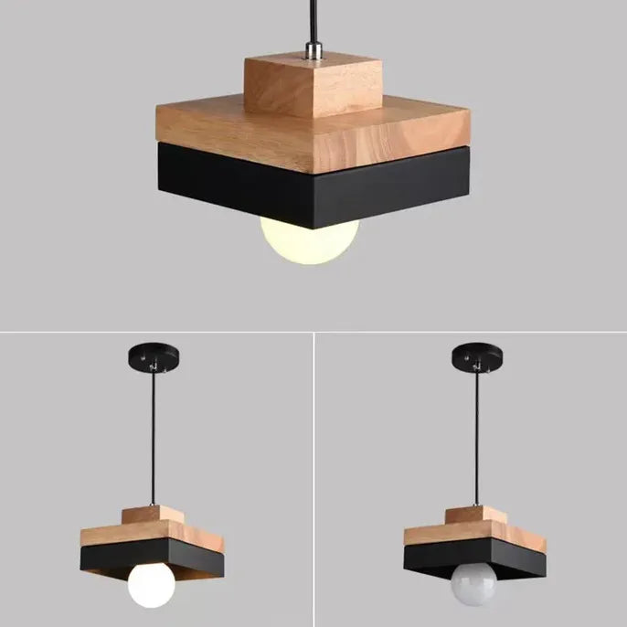 Black Light Single Pendant For Living Room Morandi Metal Warm White Led Ip20