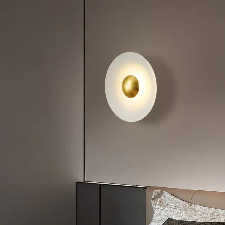 Flush Wall Light For Bedroom Morandi Metal Led Ip20