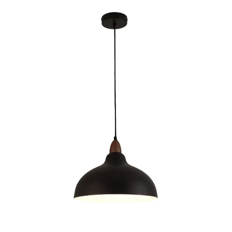 Black Light Single Pendant For Bedroom Morandi Metal Led Ip20