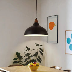 Black Light Single Pendant For Bedroom Morandi Metal Led Ip20