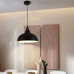 Black Light Single Pendant For Bedroom Morandi Metal Led Ip20