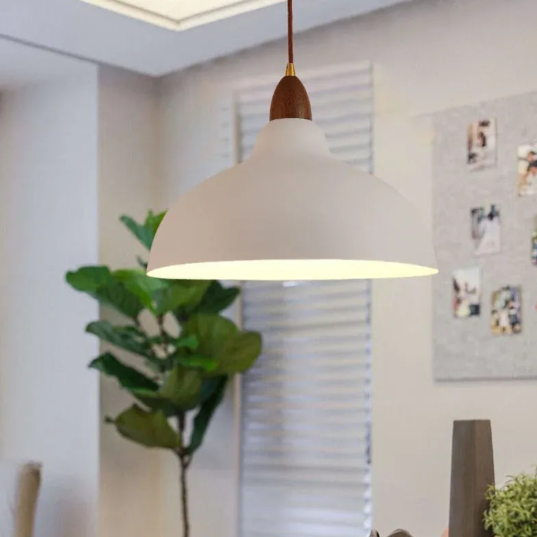 Black Light Single Pendant For Bedroom Morandi Metal Led Ip20