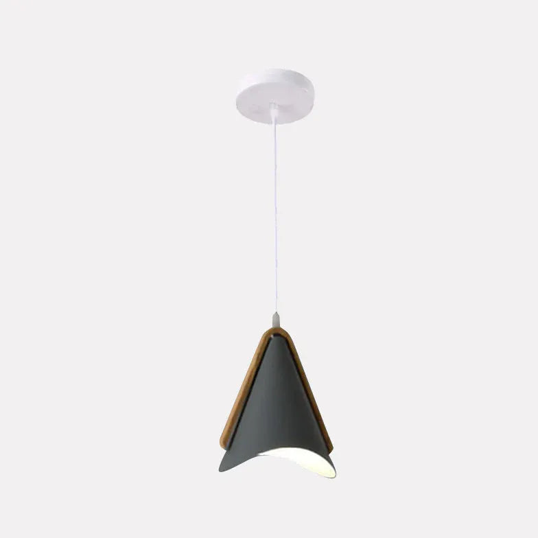 Chandelier For Bedroom Cone Morandi Wood Led