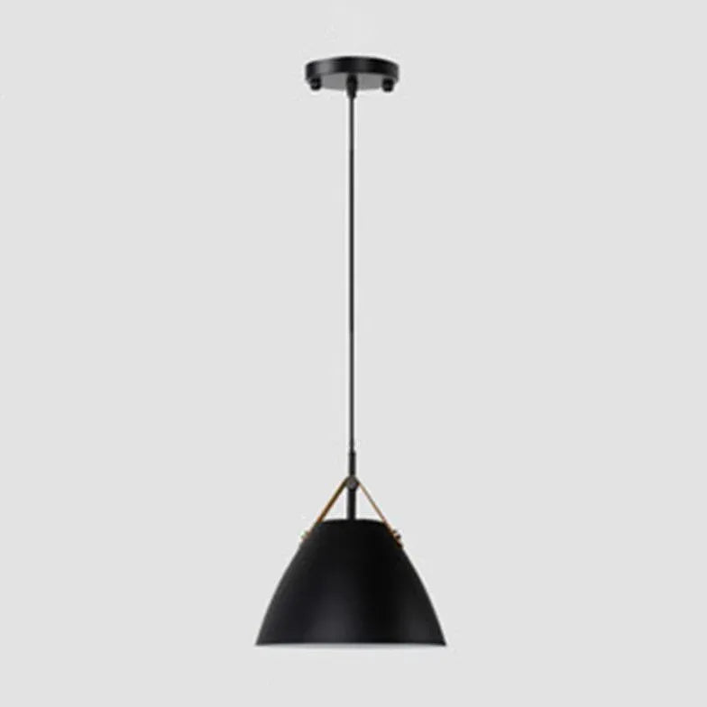 Black Light Single Pendant For Bedroom Morandi Metal Ip20