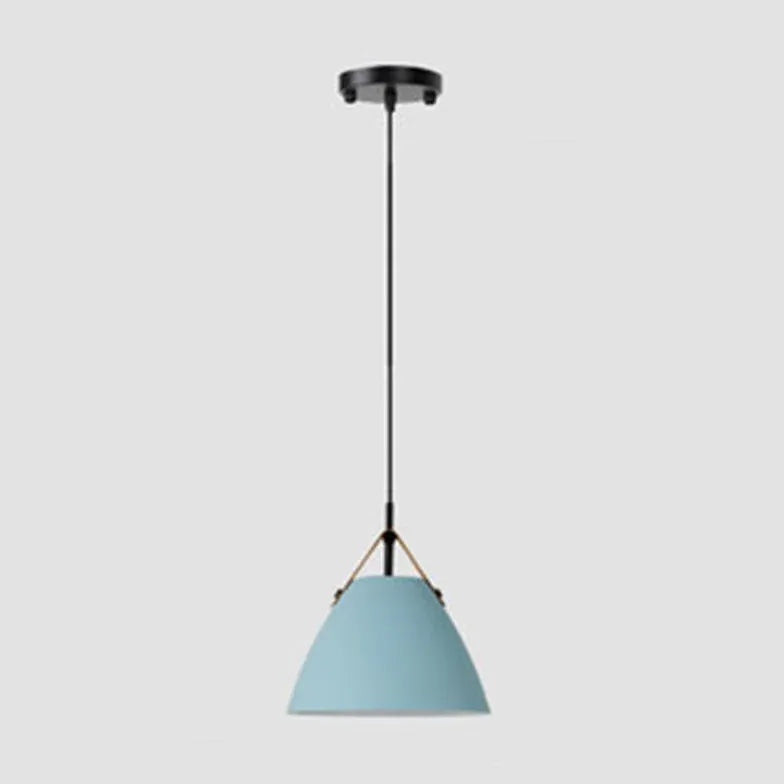 Black Light Single Pendant For Bedroom Morandi Metal Ip20