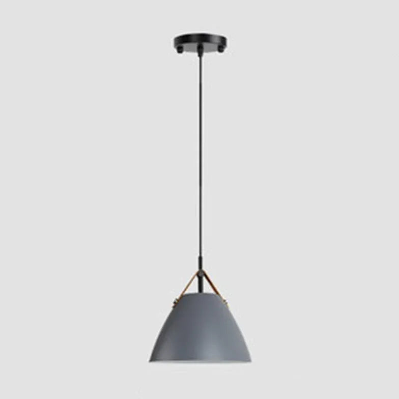 Black Light Single Pendant For Bedroom Morandi Metal Ip20