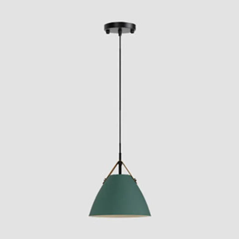 Black Light Single Pendant For Bedroom Morandi Metal Ip20