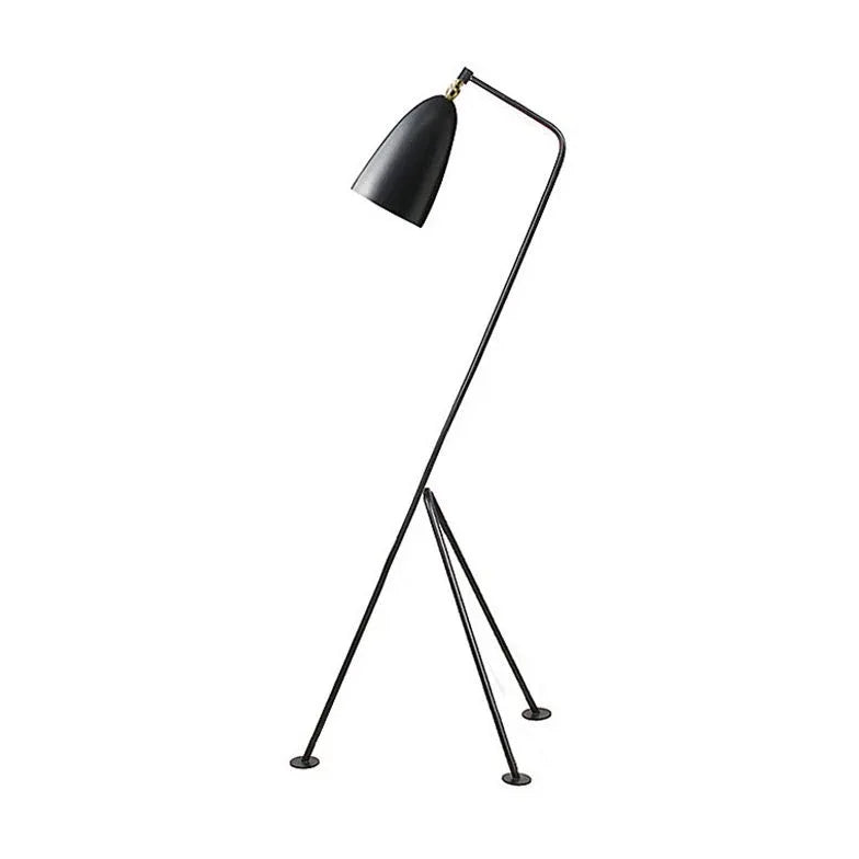 Black Tripod Floor Lamp For Bedroom Morandi Metal Plug Led Ip20