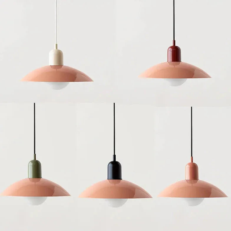 Light Single Pendant For Bedroom Morandi Metal