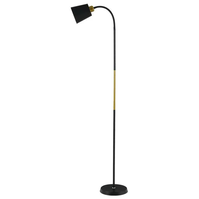 Black Floor Lamp For Bedroom Morandi Metal Plug