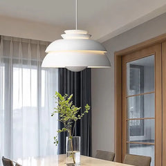 White Light Single Pendant For Kitchen Morandi Metal Ip20