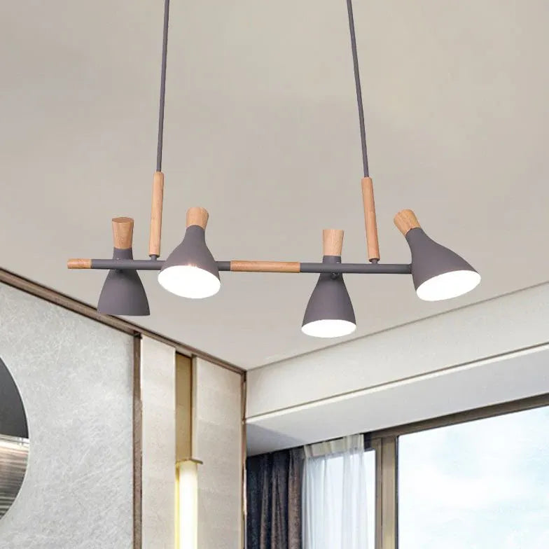 White Chandelier For Bedroom Morandi Wood Ip20