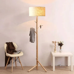 Tripod Floor Lamp For Bedroom Muto Wood Led