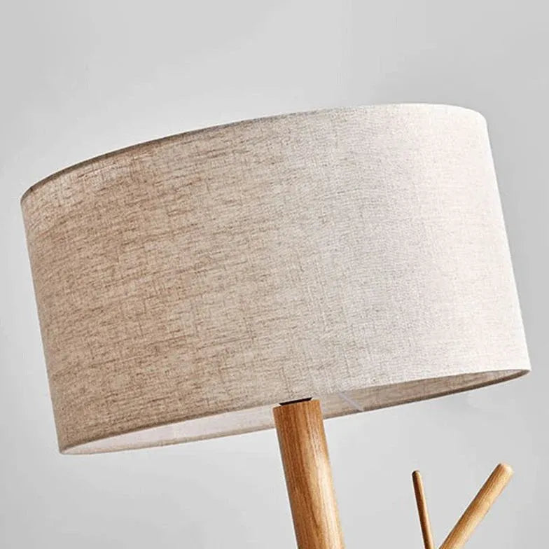 Tripod Floor Lamp For Bedroom Muto Wood Led