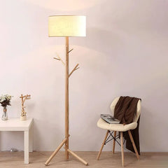 Tripod Floor Lamp For Bedroom Muto Wood Led