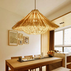 Muto Hand-woven Rattan Light Single Pendant