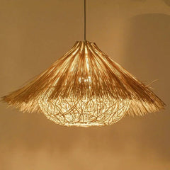 Muto Hand-woven Rattan Light Single Pendant