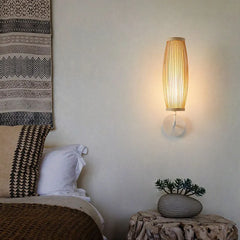 Single Arm Wall Light For Bedroom Muto Bamboo Led