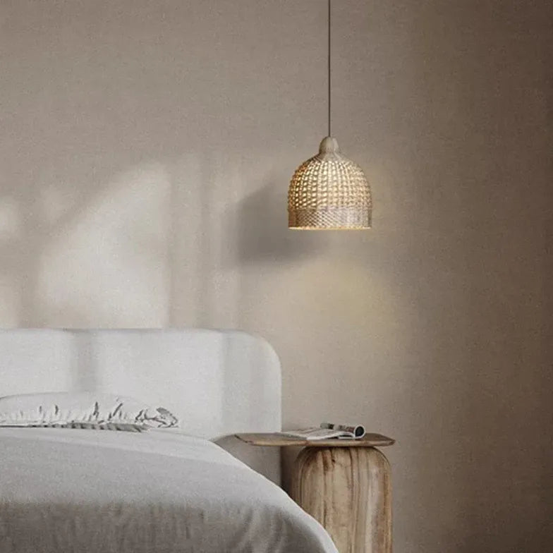 Light Single Pendant For Bedroom Muto Bamboo