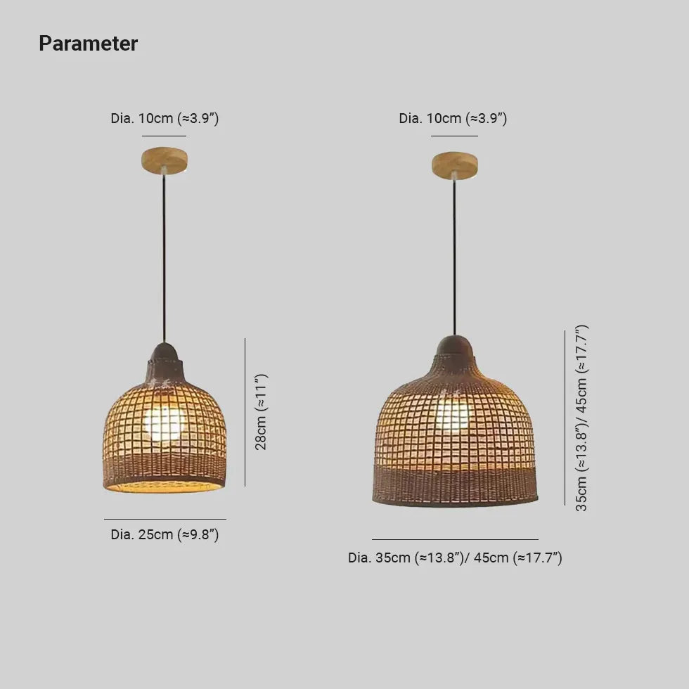 Light Single Pendant For Bedroom Muto Bamboo