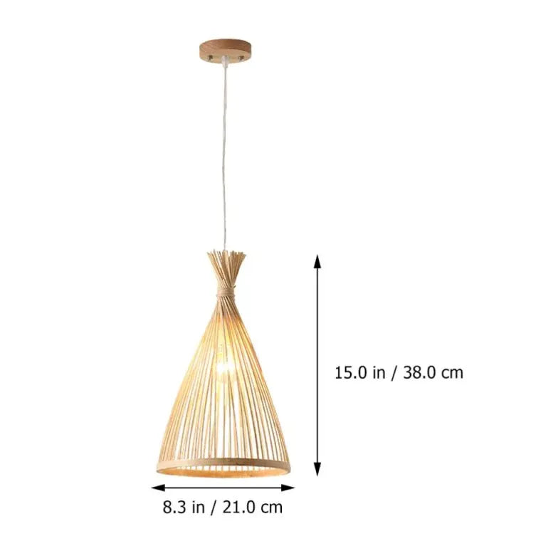 Muto Pendant Light Rattan Modern