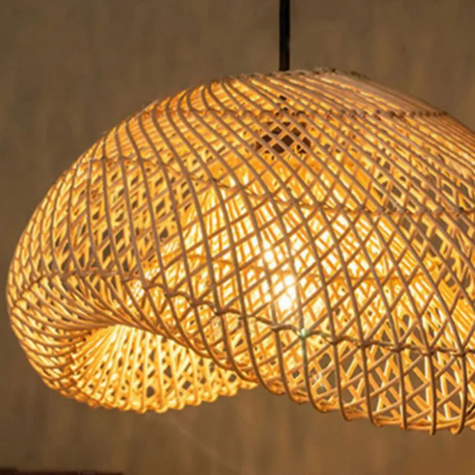 Rattan For Bedroom Muto Metal & Rattan Led