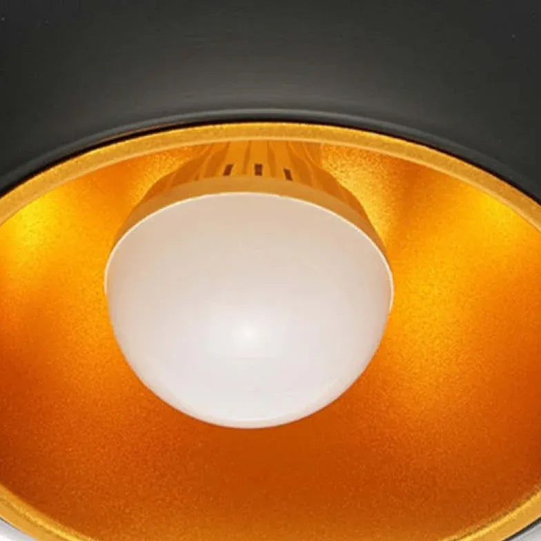 Black Light Single Pendant For Bedroom Nazifa Metal Led Warm White Ip20