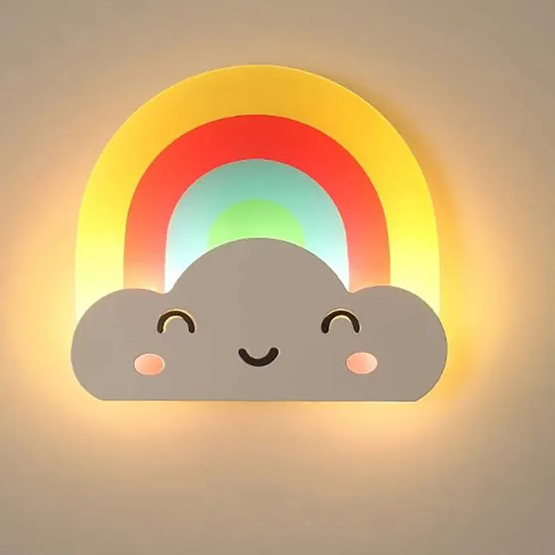 Flush Wall Light For Children's Room Nielsen Acylic Led Ip20