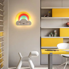 Flush Wall Light For Children's Room Nielsen Acylic Led Ip20