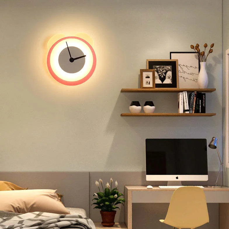 Flush Wall Light For Children's Room Nielsen Acylic Led Ip20