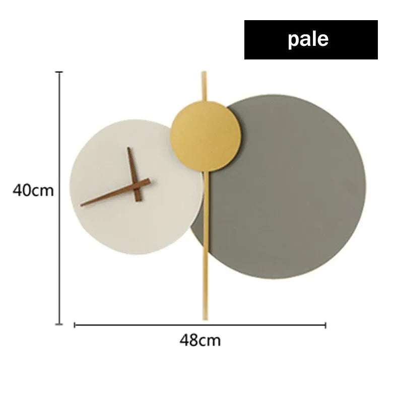 Nielsen Modern Clock Metal Painted Wall Light Led