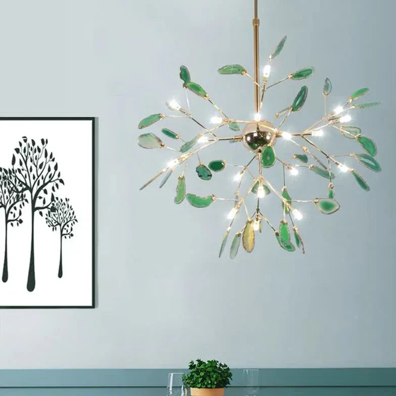 Modern Chandeliers For Bedroom Nordic Metal Warm White