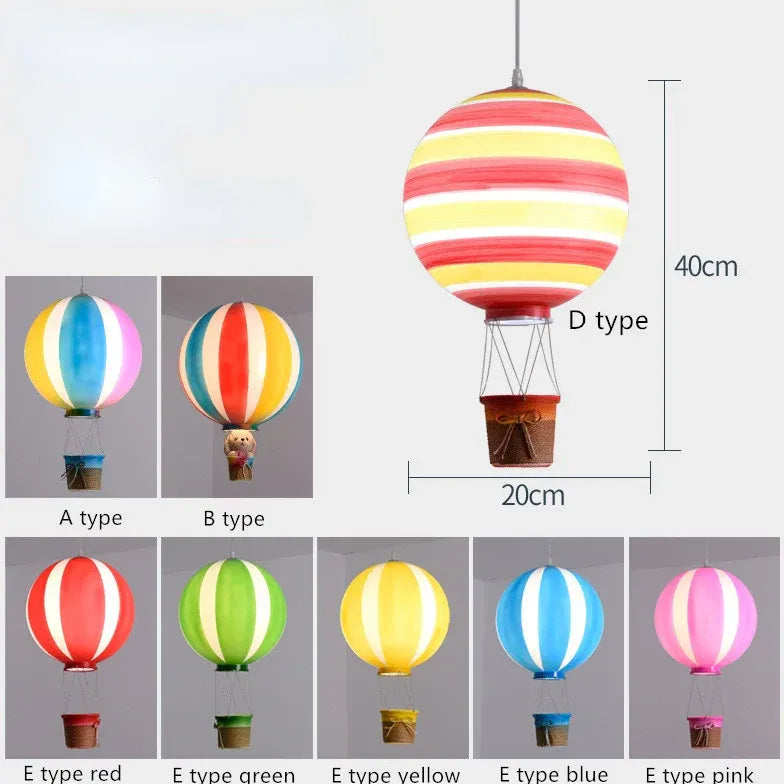 Nordic Creative Colorful Balloon Acrylic Light Single Pendant